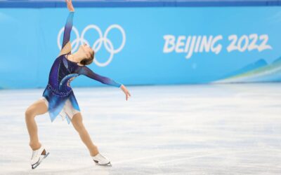 Eiskunstläuferin Olga Mikutina läuft auf Platz 14 bei Olympia