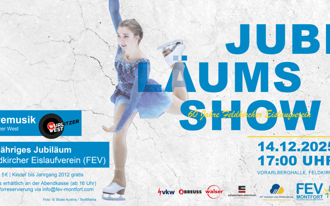 Große Jubiläumsshow am 14. Dezember 2025